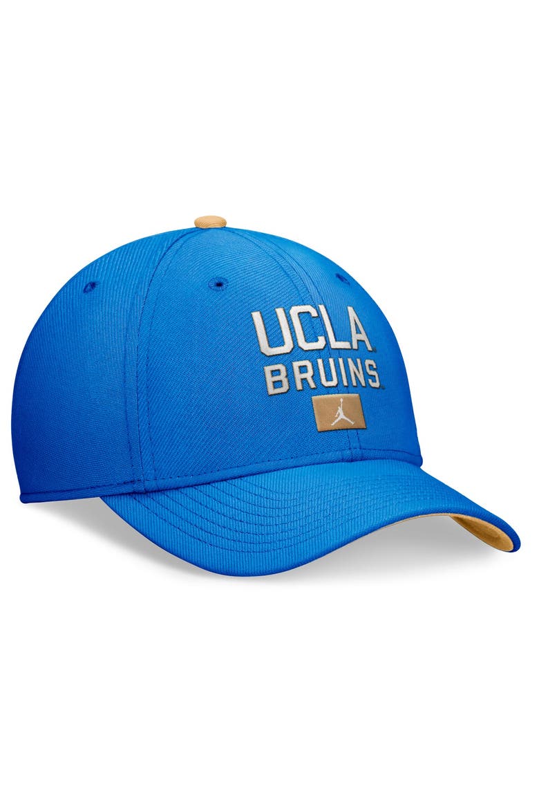 Men's Jordan Brand Blue UCLA Bruins Primetime Rise Swoosh Flex Hat, Alternate, color, Blue