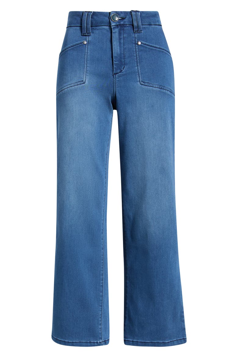 Better Butter High Waist Cropped Wide Leg Jeans, Alternate, color, KHARI
