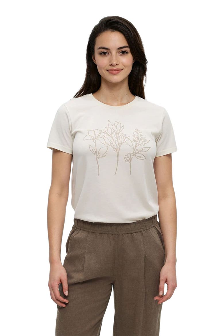 Summer Flora T-Shirt, Alternate, color, Undyed/Creek Stone