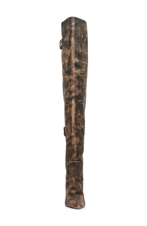 Steve Madden Baddie Over The Knee Boot In Brown