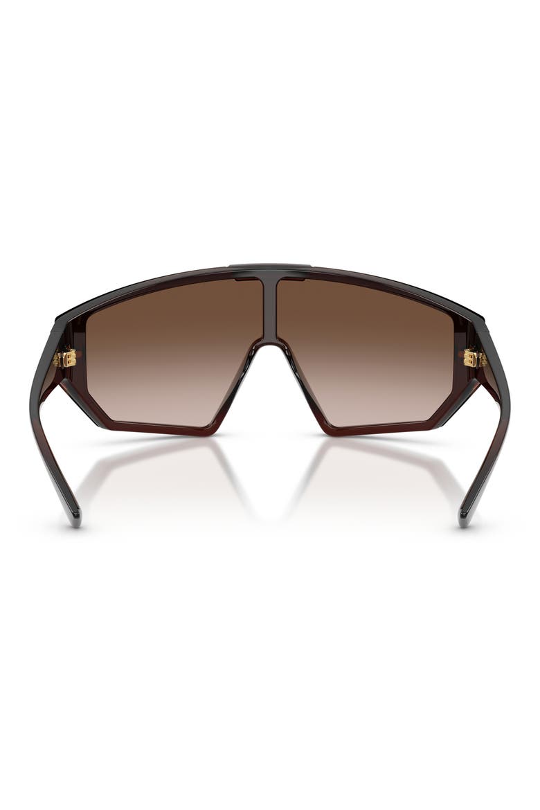 Medusa Horizon 147mm Shield Sunglasses, Alternate, color, TRANSPARENT BROWN / BROWN