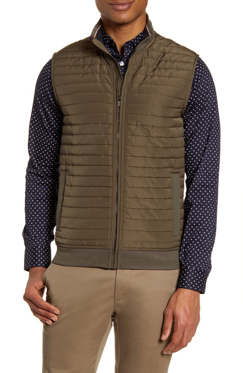 Ted Baker London Rapids Quilted Vest, Alternate, color, 