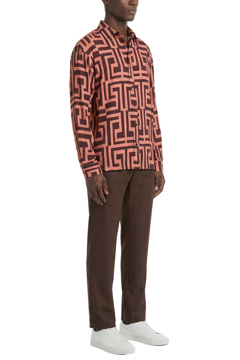 Gabbie Pants, Alternate, color, Brown