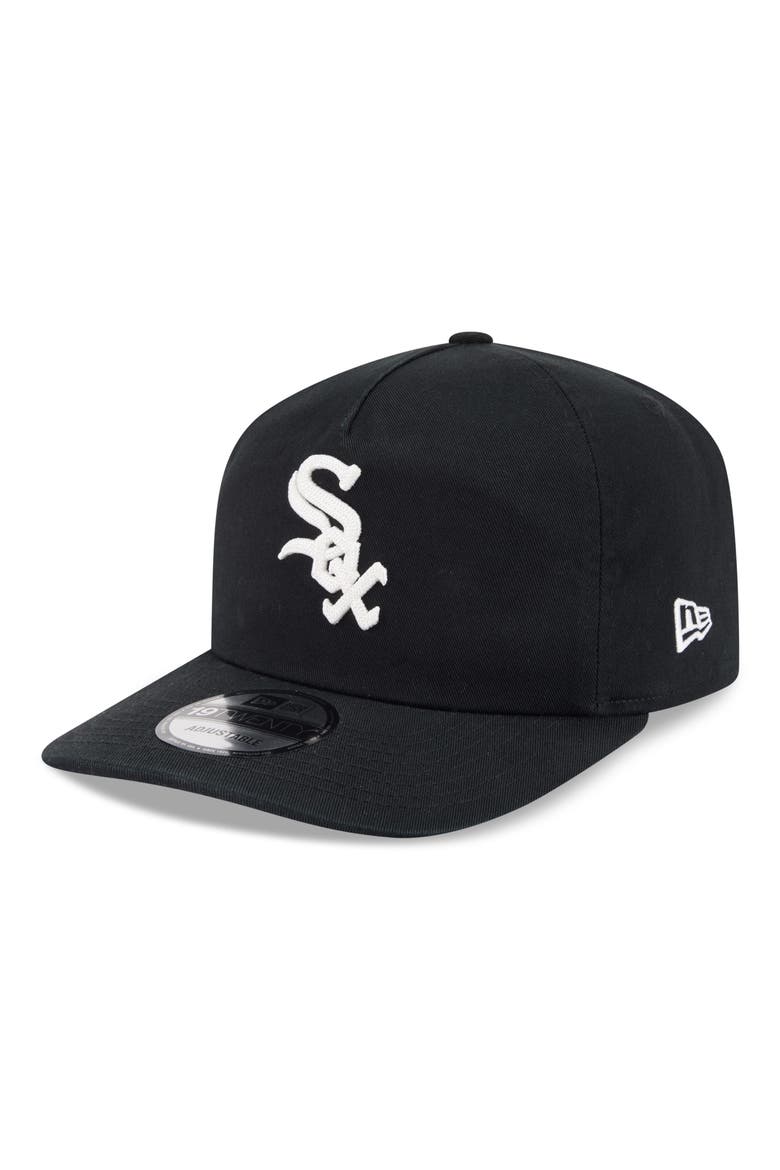 Chicago White Sox Twill 19TWENTY Adjustable Cap, Alternate, color, BLACK