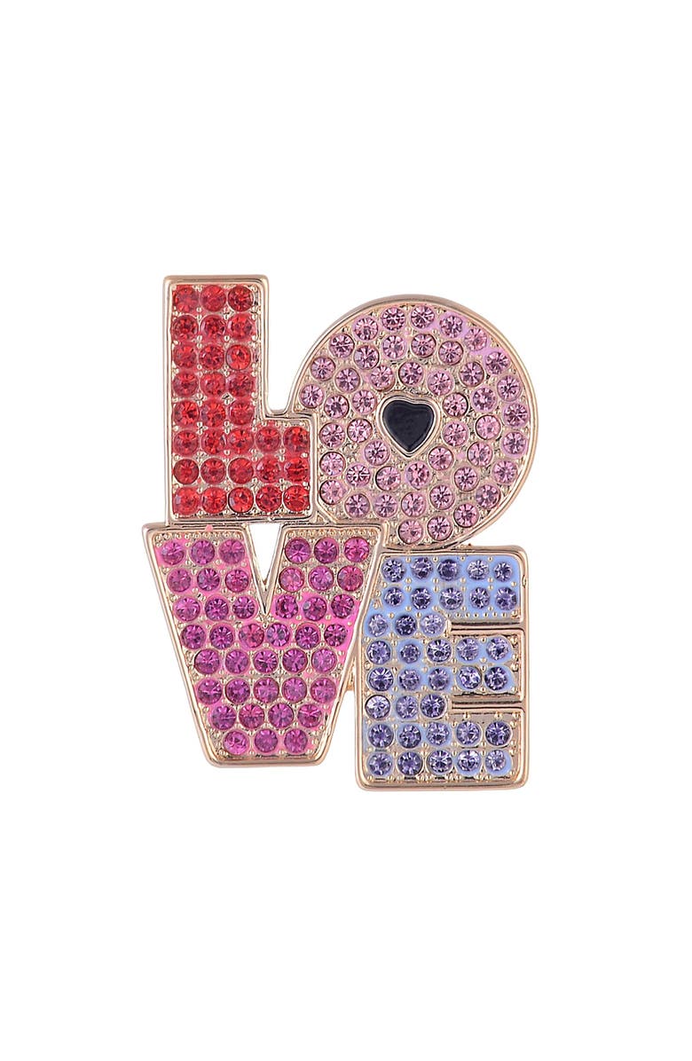 Hallmark Stone LOVE Pin, Alternate, color, Red