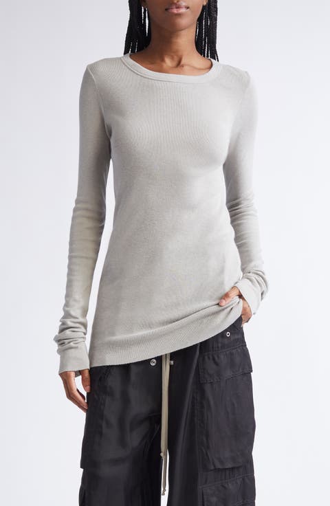 Tシャツ・カットソー RICK OWENS Women Tunic Tops RO02C1155 SEM1 3408 GREY RICK OWENS - TOPS - Rick Owens