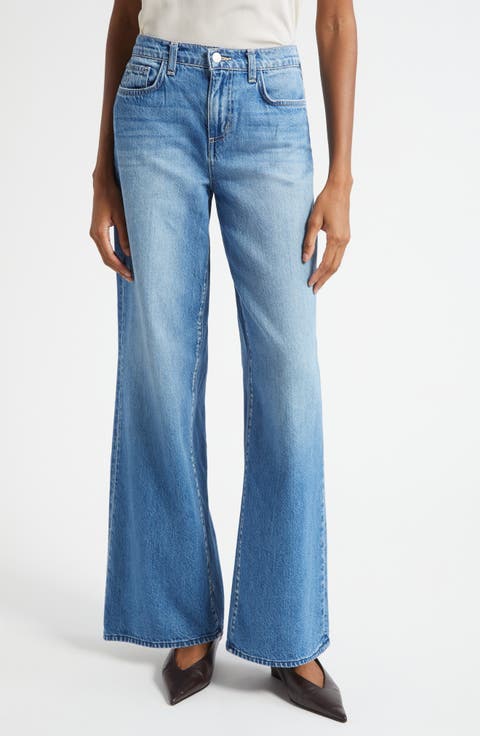 Alicent High Waist Wide Leg Jeans (Figueroa)