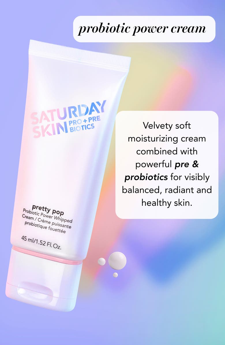 Saturday Skin Pretty Pop Probiotic Power Whipped Cream, Alternate, color, 