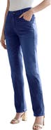 Roaman's Plus Size 360º Stretch 5 Pocket Straight Leg Jean