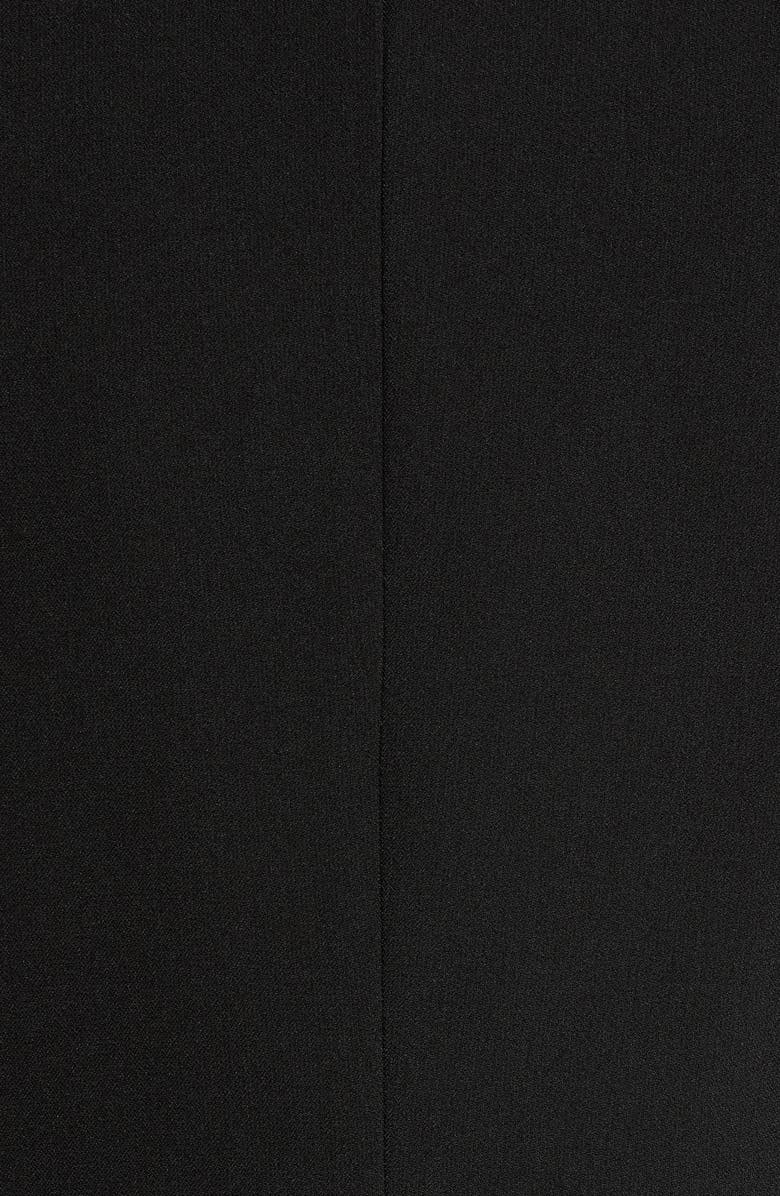 KASPER Stretch Crepe Jacket, Alternate, color, Black