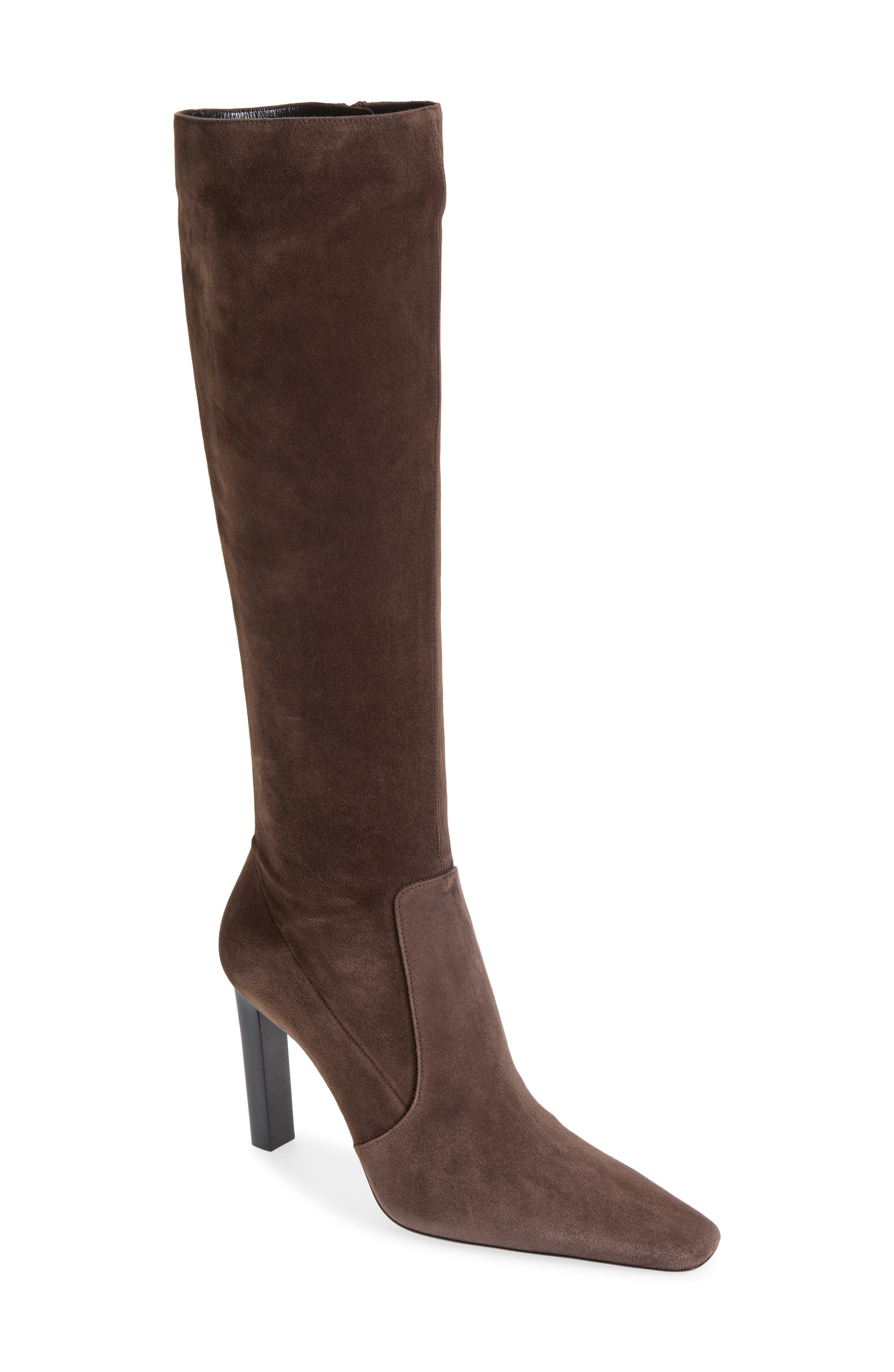 Francoise Knee High Boot, Main, color, BROWN