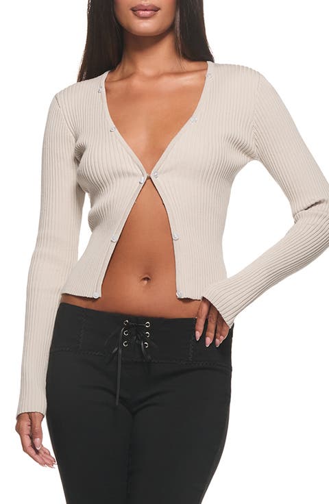 Kytia Ribbed Cardigan