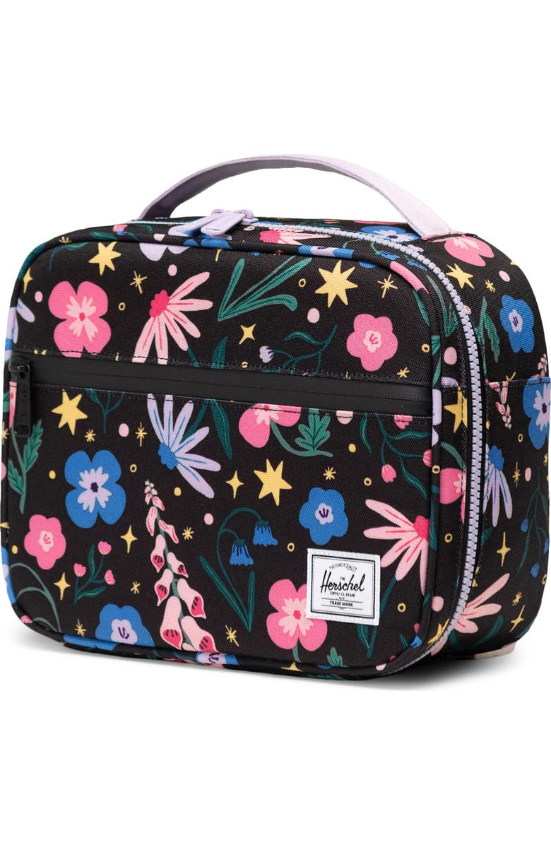 Herschel Supply Co. Kids' Pop Quiz Lunch Bag, Alternate, color, Enchanted Garden