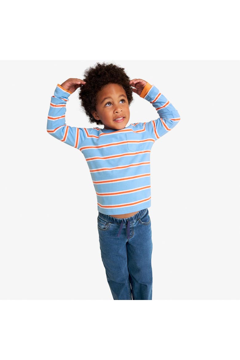 Kids Pull On Classic Jean, Alternate, color, Classic Wash