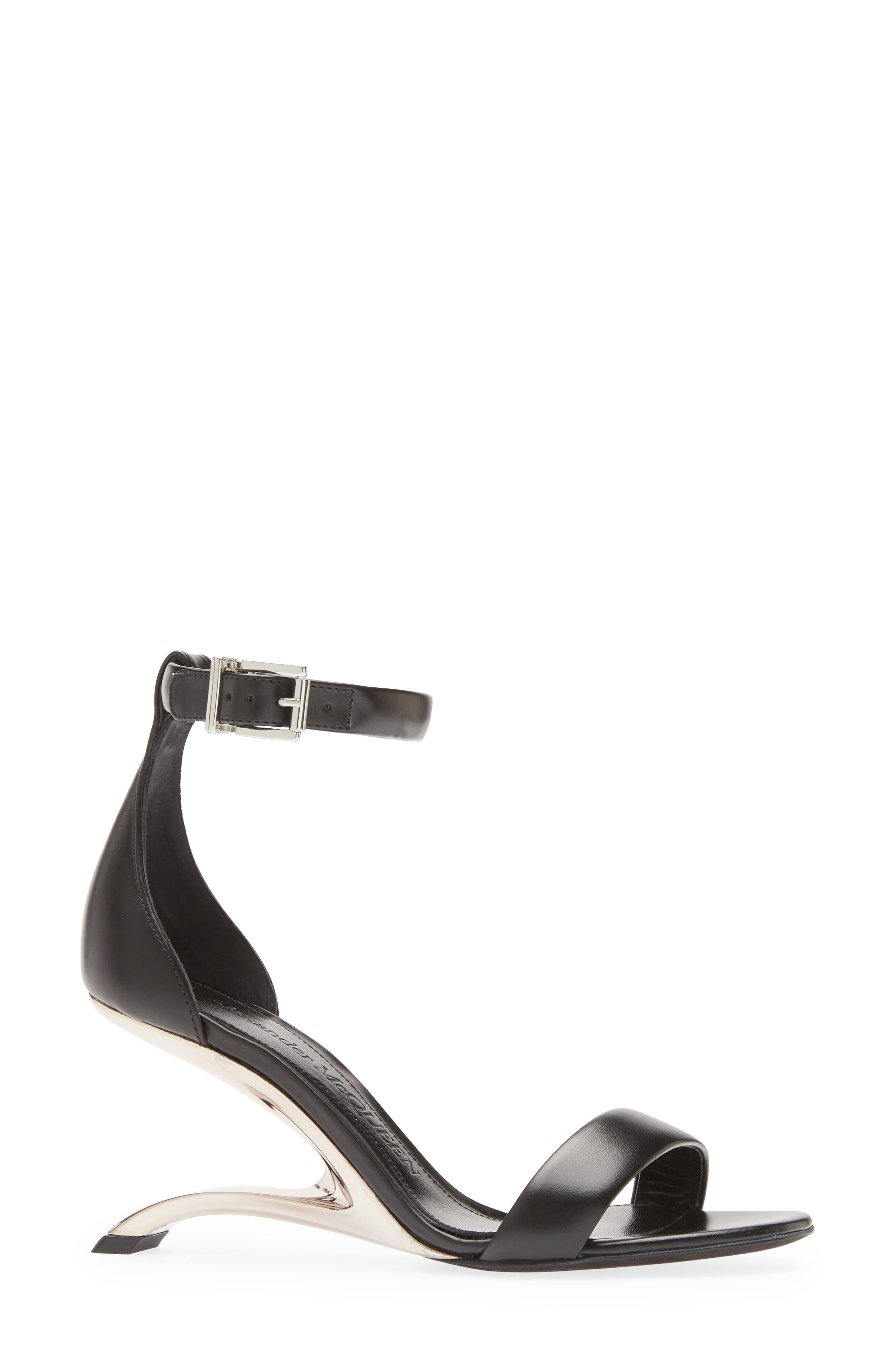 McQueen Alexander McQueen Arc Naked Sandal, Alternate, color, 