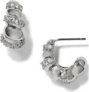 Nadri Pisa Puffy Pavé Drop Earrings