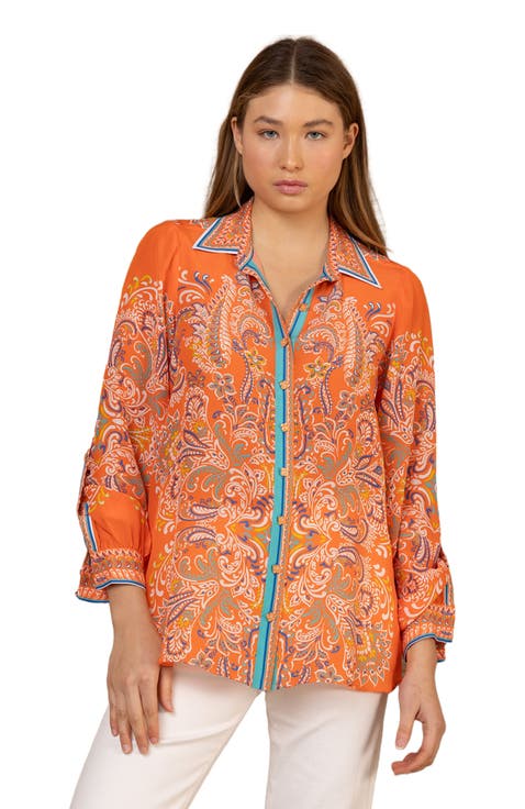 Quill Silk Top