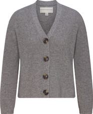 Williams Athletic Club Emily Rib Cashmere Cardigan