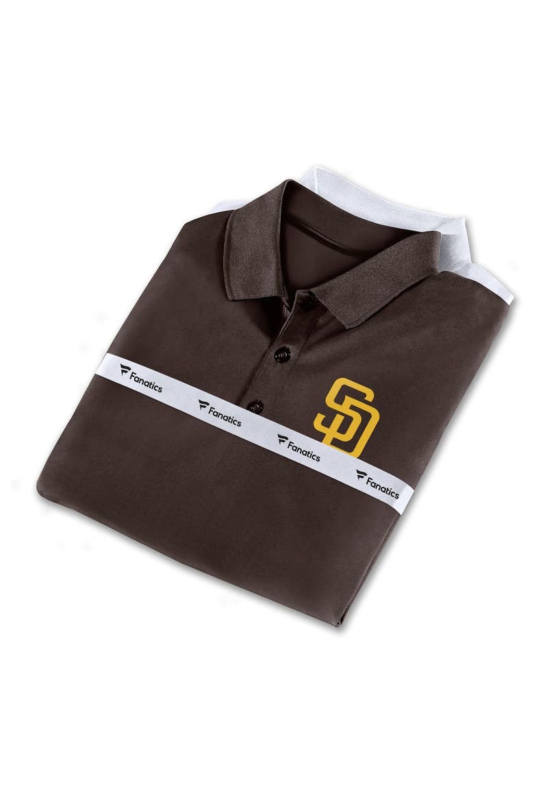 Men's Fanatics Branded Brown/White San Diego Padres Polo Combo Set, Main, color, Brown