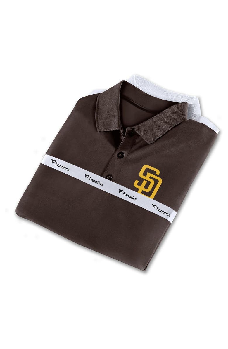FANATICS Men's Fanatics Branded Brown/White San Diego Padres Polo Combo Set, Main, color, Brown