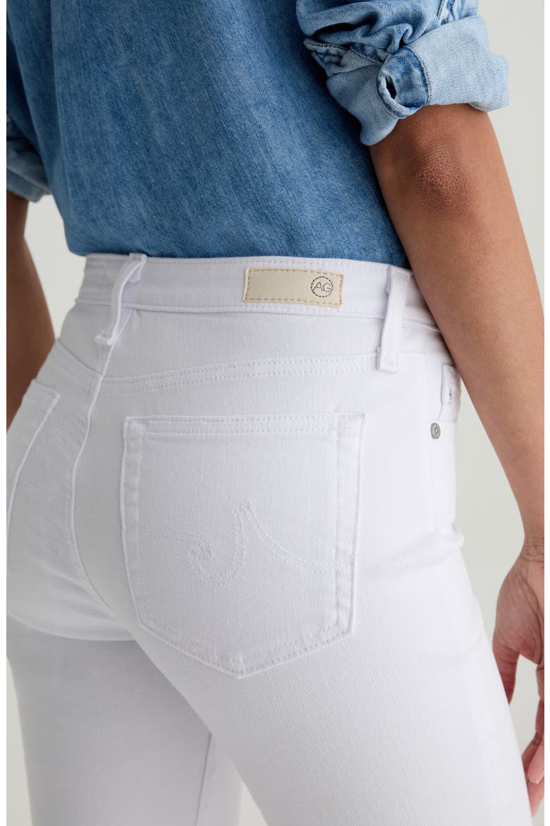 Prima Low Rise Ankle Cigarette Jeans, Alternate, color, WHITE