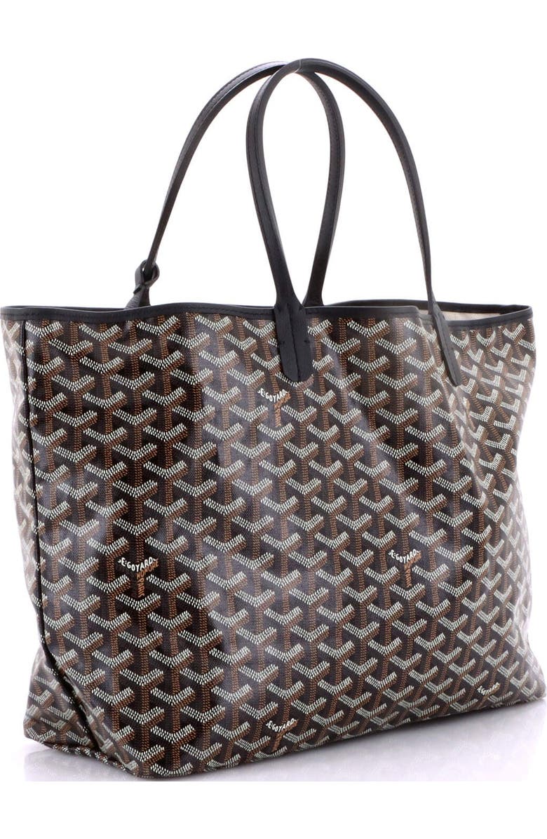 Pre-Owned Goyard Saint Louis Tote Coated Canvas PM, Alternate, color, Black