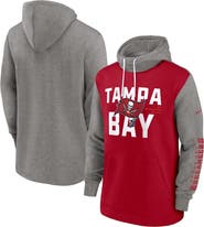 Nike Men's Nike Red Tampa Bay Buccaneers Fashion Color Block Pullover Hoodie