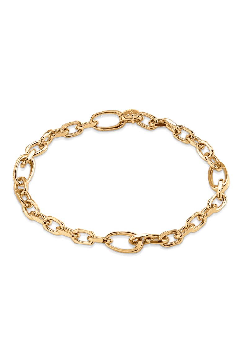 Alta Capture Mini Link Bracelet, Main, color, YELLOW GOLD