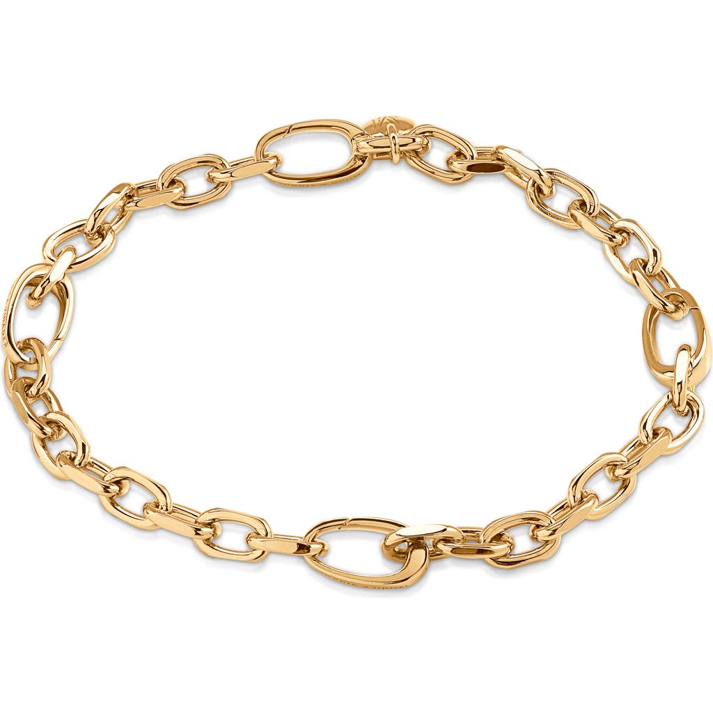 Monica Vinader Alta Capture Mini Link Bracelet in Yellow Gold at Nordstrom Rack, Size Medium