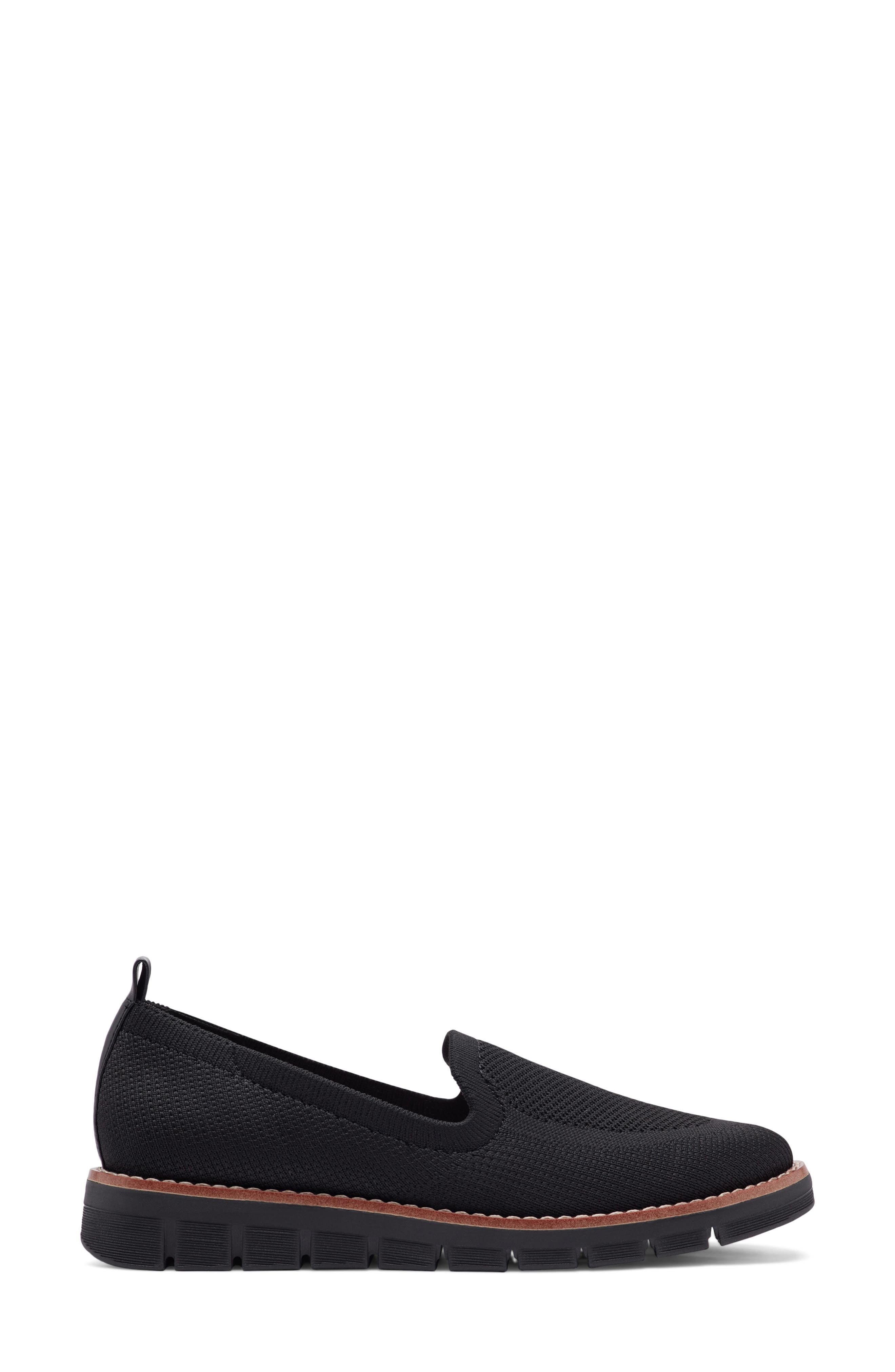 Valina Knit Slip-On Shoe, Alternate, color, BLACK/BLACK