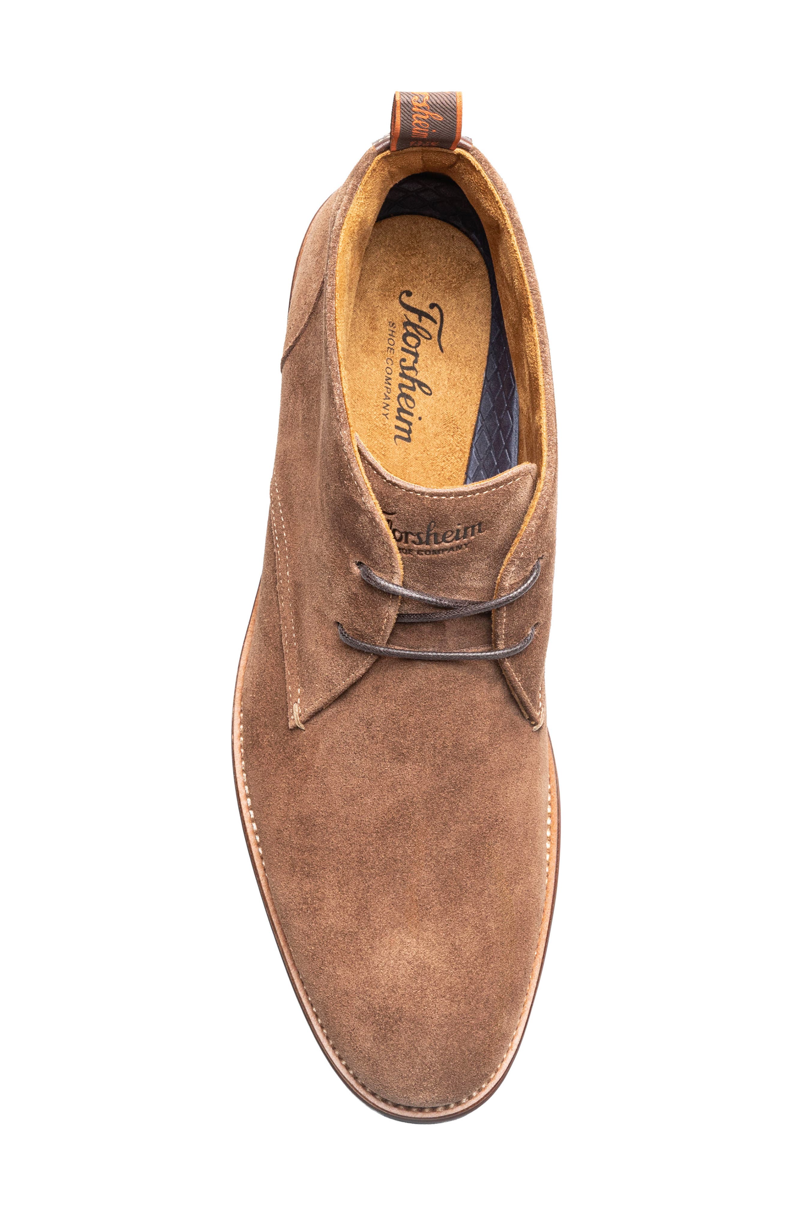 Rucci Leather Plain Toe Chukka Boot, Alternate, color, BRN SUEDE
