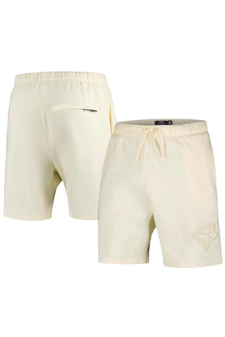 Men's Pro Standard Cream Toronto Blue Jays Neutral Fleece Shorts, Main, color, Cream