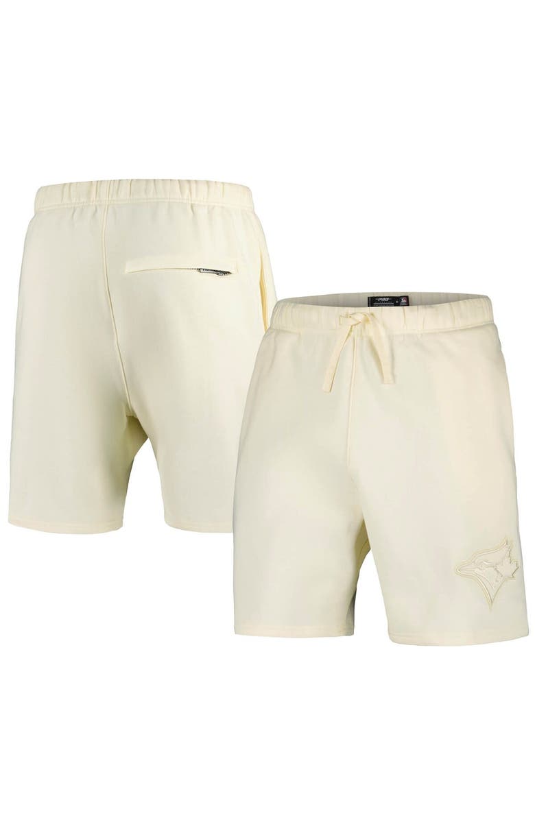 PRO STANDARD Men's Pro Standard Cream Toronto Blue Jays Neutral Fleece Shorts, Main, color, Cream