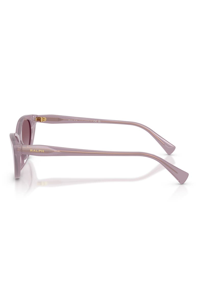 53mm Gradient Cat Eye Sunglasses, Alternate, color, SHINY PURPLE / GRADIENT VIOLET