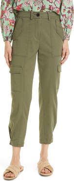Derek Lam 10 Crosby Elian Cotton Blend Utility Pants
