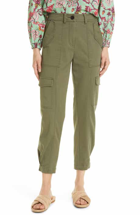 Derek Lam 10 Crosby Elian Cotton Blend Utility Pants