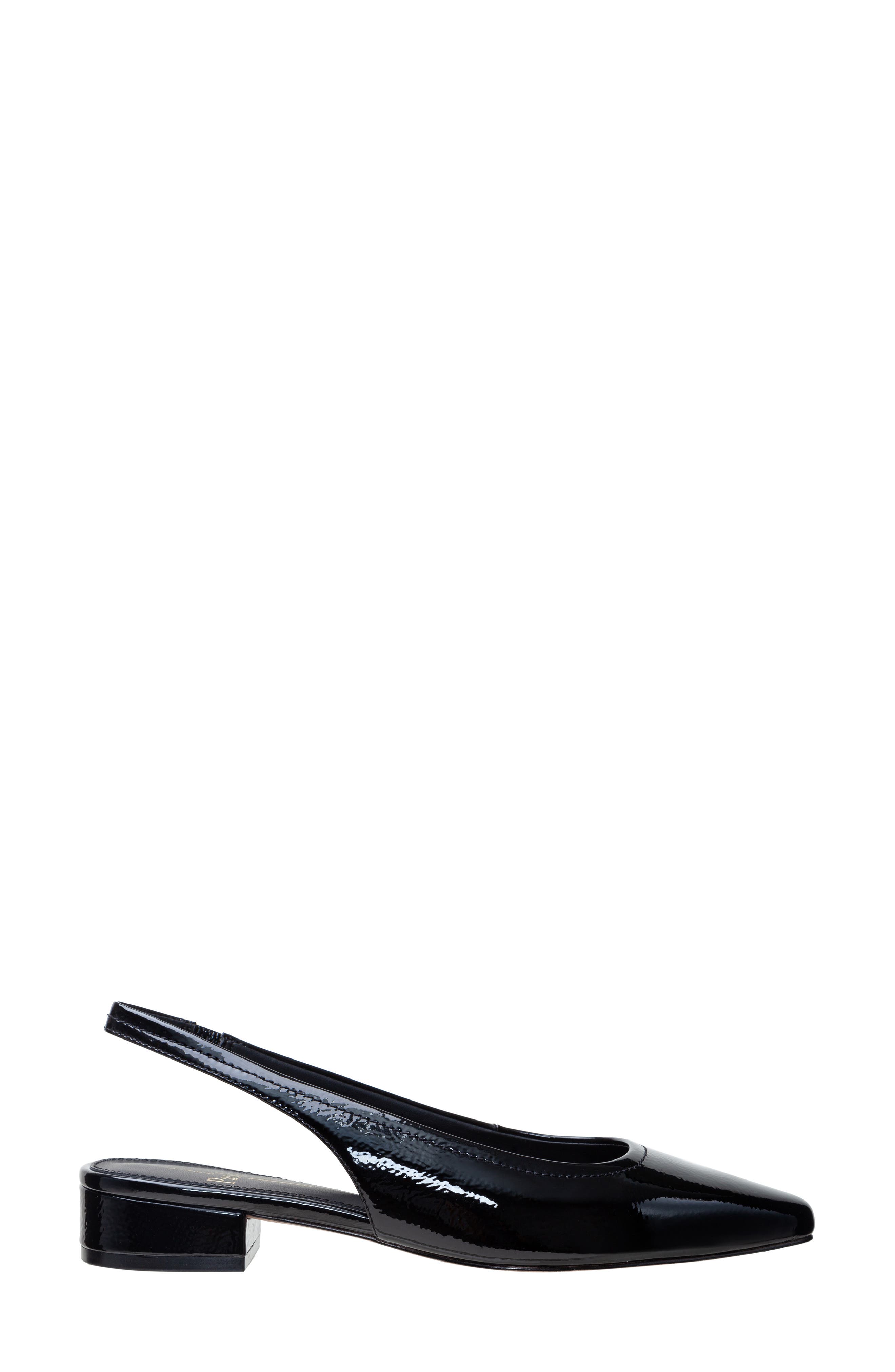 Linea Paolo Cielo Slingback Pump, Alternate, color, Black