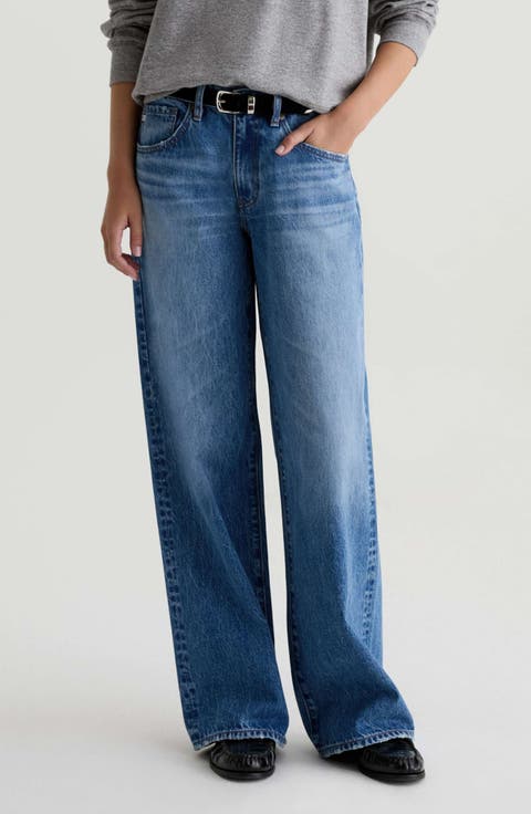Adria Low Rise Baggy Wide Leg Jeans