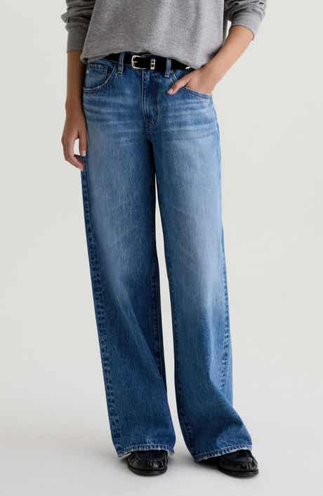 AG Adria Low Rise Baggy Wide Leg Jeans