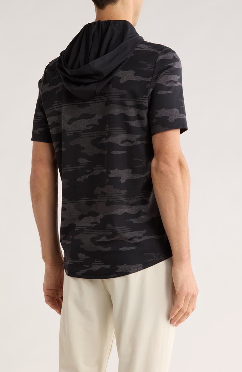 TravisMathew Showdown Stealth Knit Polo, Alternate, color, Black