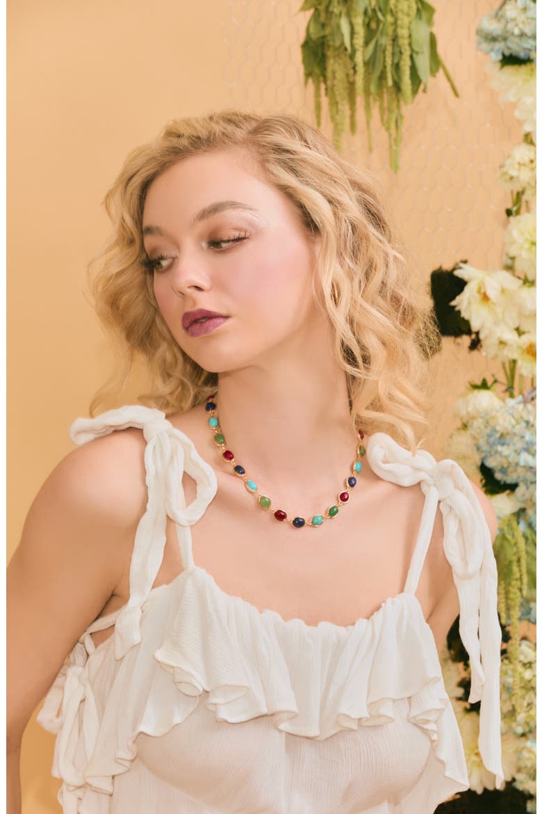 Long Bari Necklace, Alternate, color, MULTI