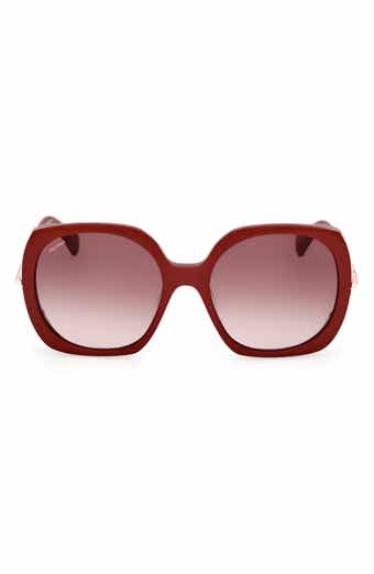 Max Mara Malibu 58mm Gradient Butterfly Sunglasses