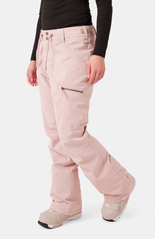 Roxy Nadia Insulated Waterproof Snow Pants In Pink
