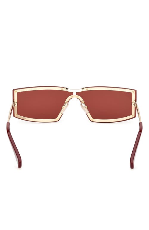 Max Mara 68mm Oversize Rectangular Sunglasses In Multi