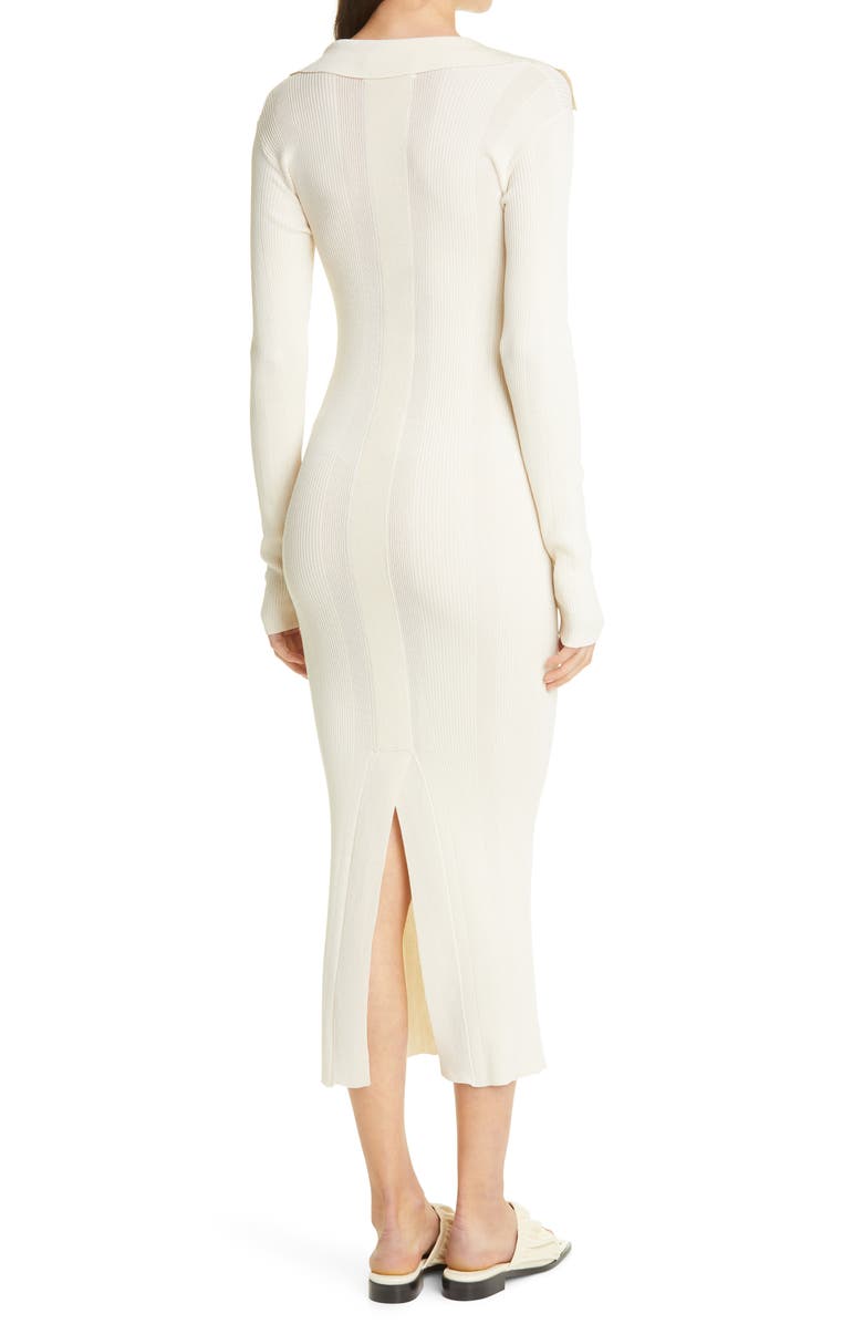 REMAIN Birger Christensen Joy V-Neck Midi Dress, Alternate, color, 