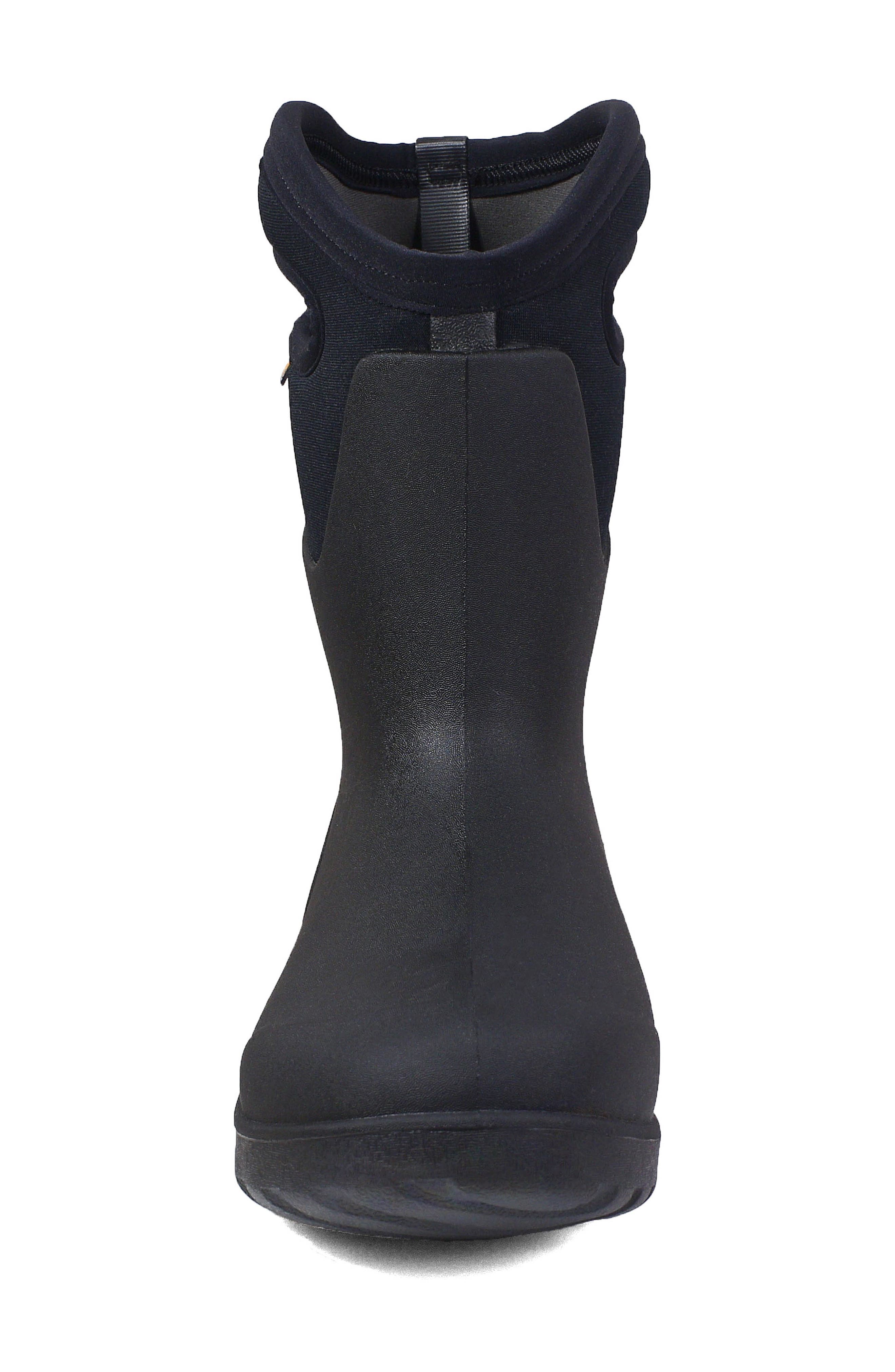 Bogs Neo Classic Mid Waterproof Rain Boot, Alternate, color, Black