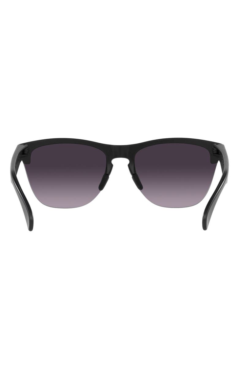 Oakley Frogskins Lite 63mm Oversized Round Sunglasses, Alternate, color, Matte Black