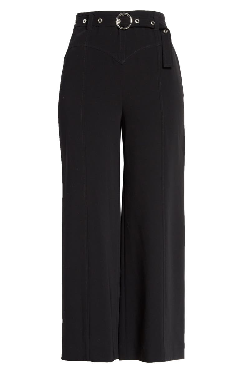 Cinq à Sept Polly Belted Wide Leg Pants, Alternate, color, 