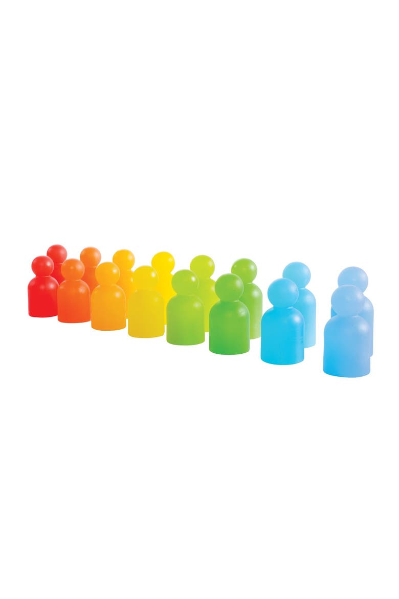 Discovery People - Rainbow - 16 Pieces, Alternate, color, Rainbow