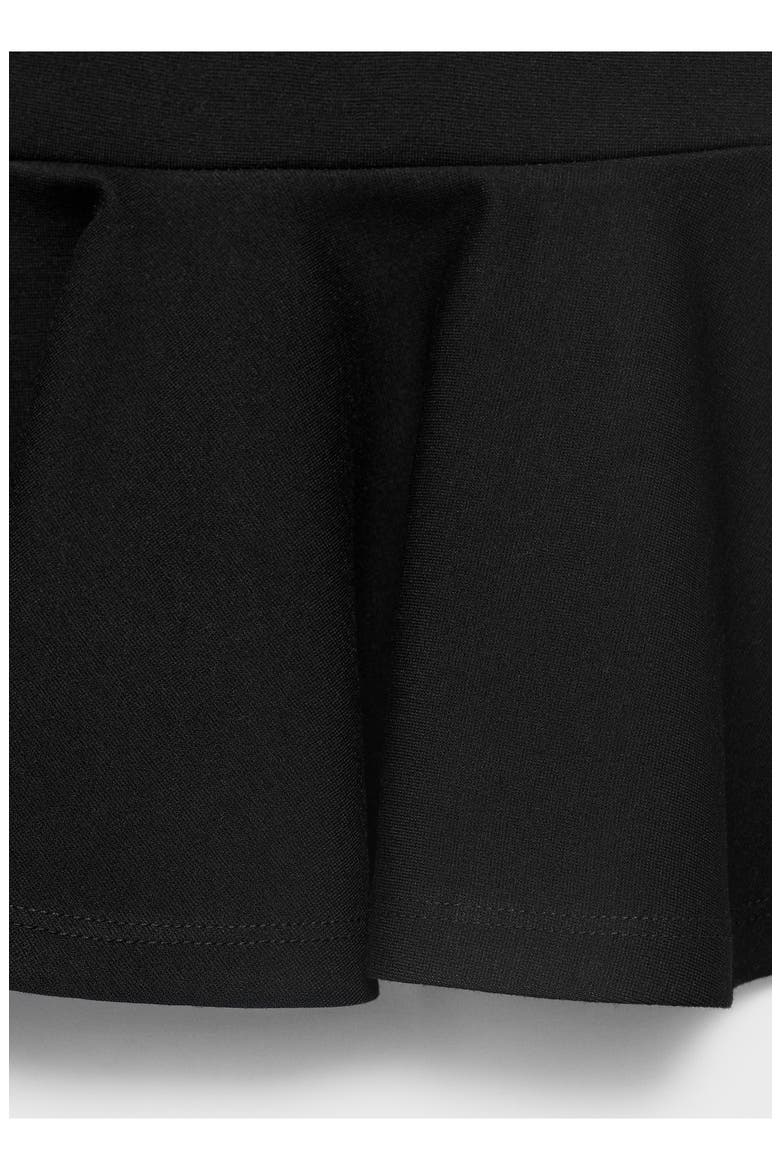 Bandeau Peplum Top, Alternate, color, BLACK